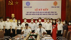 Chia sẻ dữ liệu và phối hợp công tác giữa BHXH Việt Nam và Tổng cục Thuế