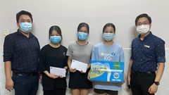 ĐH Luật TP.HCM hỗ trợ gần 600 triệu đồng cho sinh viên gặp khó khăn