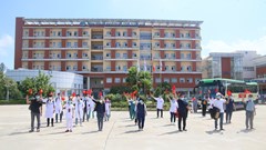 Đoàn y bác sĩ Quảng Nam lên đường hỗ trợ TP Hồ Chí Minh chống dịch Covid-19
