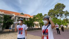 Phương Thanh, Quốc Đại gây xúc động khi cất tiếng hát từ bệnh viện dã chiến