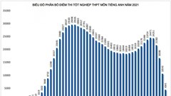 Băn khoăn kết phổ điểm thi năm 2021: Môn Tiếng Anh quá nhiều điểm cao