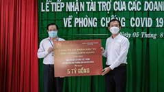 Kiên Giang: Tiếp nhận hơn 18 tỷ đồng trang thiết bị y tế phòng chống dịch