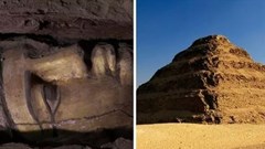 Đột phá khảo cổ Ai Cập: "Quan tài mạ vàng" đầu tiên ở Saqqara