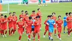 Tuyển Việt Nam trở lại tập luyện trong điều kiện thời tiết thuận lợi