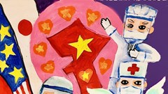 Tranh thiếu nhi “Vững tin Việt Nam” đóng góp 210 triệu đồng vào Quỹ vắc xin phòng chống Covid-19