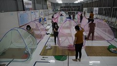 Hỗ trợ bữa ăn cho người lao động “3 tại chỗ” tại địa phương giãn cách xã hội