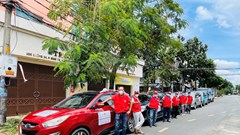 Những mô hình vận chuyển tiếp sức lực lượng phòng chống Covid