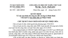 Thanh Hóa: Tạm đình chỉ công tác chủ tịch xã để làm rõ trách nhiệm trong việc chống dịch Covid-19