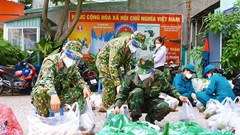 Tri ân những việc làm thiết thực của bộ đội, công an trong phòng, chống dịch