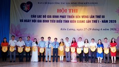 Kiên Giang đánh giá thí điểm Bộ tiêu chí ứng xử trong gia đình