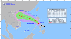Bão Conson có thể liên tục tăng cấp khi vào Biển Đông