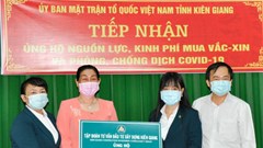 Kiên Giang vận động được hơn 11 tỷ đồng phòng, chống dịch Covid-19