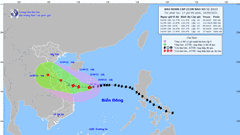 Bão Conson giật cấp 12 hướng vào miền Trung, Quảng Trị đến Quảng Ngãi có mưa lớn