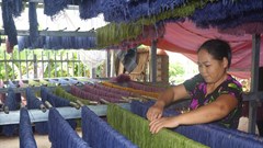 Đặc sản bún khô ngũ sắc thu hút du khách đến Cao Bằng