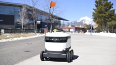 Robot giao hàng tự động tại Anh