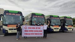 Quảng Nam tiếp tục đón người dân về từ các tỉnh, thành phía Nam