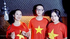 Á hậu Trang Viên cùng dàn nghệ sĩ hòa giọng cổ vũ đội tuyển Việt Nam chiến thắng