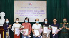 Trao Giải thưởng cho các tác phẩm nghệ thuật về phòng, chống COVID-19