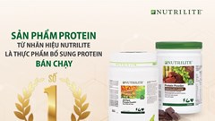 Dòng sản phẩm Nutrilite Protein đạt danh hiệu bán chạy số 1 thế giới