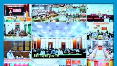 Trên 100 đại biểu Bộ VHTTDL dự Hội nghị trực tuyến thông báo nhanh kết quả Hội nghị Trung ương 4, khoá XIII