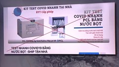 Cẩn trọng với kit xét nghiệm Covid-19 bằng mẫu nước bọt chưa được cấp phép