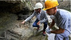 Ý: Bộ xương bị chôn vùi trong vụ phun trào Vesuvius được tìm thấy tại Herculaneum