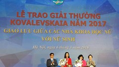 Hai nhà khoa học nữ được trao giải Kovalevskaia