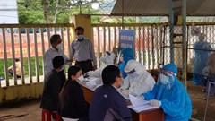 159 trường hợp test nhanh dương tính với SARS-CoV-2 tại một trường học ở huyện Nam Trà My