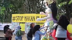 Bảo tàng rác thải nhựa thu hút khách tham quan