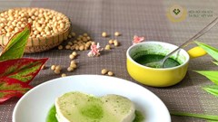 Bánh pudding đậu nành mềm mịn, thanh mát