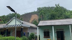 Sống thấp thỏm trong nỗi lo sạt lở núi