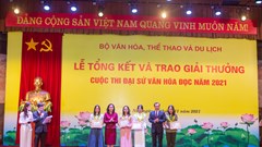 Tổng kết và trao giải cuộc thi: “Đại sứ Văn hóa đọc năm 2021”