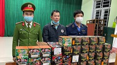 Quảng Bình: Bắt đối tượng vận chuyển, tàng trữ gần 70kg pháo