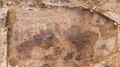 Phát hiện bức tranh khảm La Mã khổng lồ rộng hơn 70 mét vuông