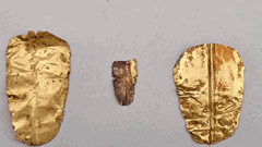 Tìm thấy chiếc lưỡi bằng vàng trong miệng hai bộ hài cốt niên đại 2.500 năm