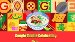 Google Doodle tôn vinh phở Việt Nam trên công cụ tìm kiếm 20 quốc gia