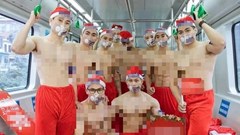 Xác minh, xử lý nhóm thanh niên cởi trần phản cảm trên tàu Cát Linh - Hà Đông