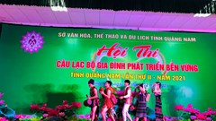 Trao giải Hội thi Gia đình phát triển bền vững Quảng Nam năm 2021
