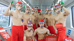 Vụ cởi trần để quảng cáo trên tàu điện Cát Linh- Hà Đông : Xử phạt 137 triệu đồng