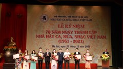 70 năm thành lập Nhà hát Ca Múa Nhạc Việt Nam: Xứng đáng để tự hào