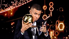 Vượt Ronaldo và Messi, Mbappe thắng giải Globe Soccer Awards 2021
