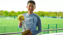 Son Heung-min lần thứ 5 liên tiếp nhận giải "Cầu thủ xuất sắc nhất châu Á"