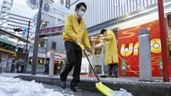 Nhật Bản: Hơn 200 người ở Tokyo phải nhập viện do băng tuyết