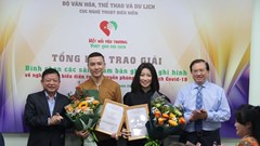 Trao giải các sản phẩm ghi âm, ghi hình về nghệ thuật biểu diễn tuyên truyền phòng, chống Covid-19