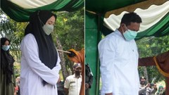 Indonesia: Người phụ nữ ngoại tình bị phạt 100 roi thị chúng