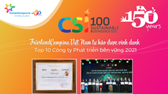 Hành trình vươn đến TOP 10 Doanh nghiệp phát triển bền vững tại Việt Nam của FrieslandCampina
