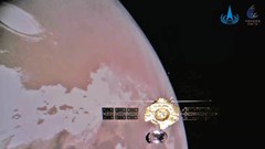 Vệ tinh Trung Quốc công bố video về cực Bắc của sao Hỏa