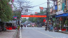 Nam Định: Tiểu thương nghiêm chỉnh chấp hành thông báo dừng tổ chức chợ Viềng