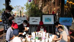 Thông điệp bảo vệ môi trường thông qua hoạt động nghệ thuật