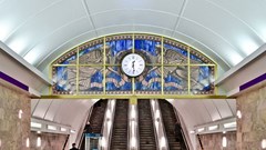 Ga tàu điện ngầm Ukraine nằm sâu nhất thế giới, có thể chống bom hạt nhân